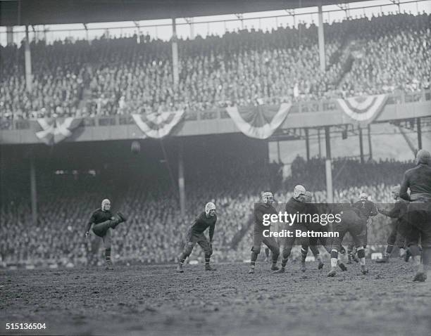 New York: Polo Grounds, New York. Giants vs Chicago Bears football.