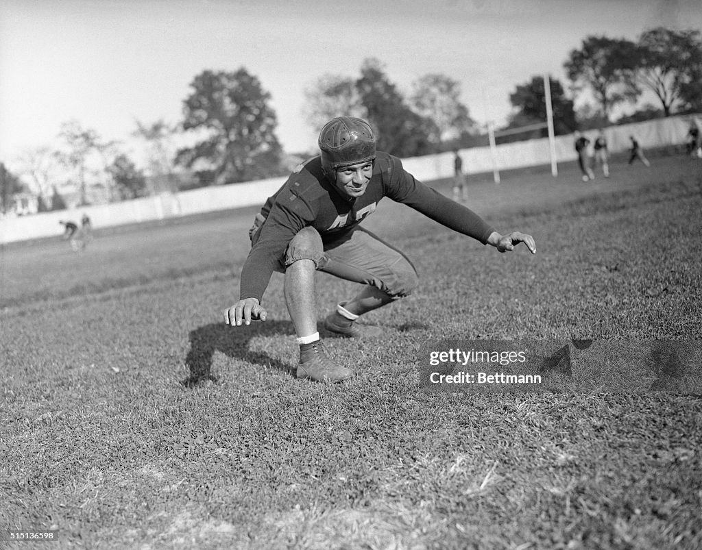 Guard on Fordham University Football Squad Vince Lombardi