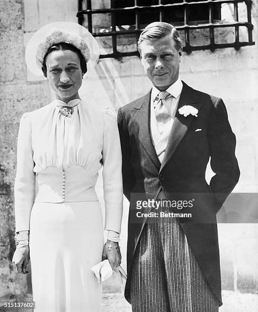 This was the first portrait of the Duke and Duchess of Windsor after their marriage at the Chateau De Cande, in Monts, France, in June 1937. The...