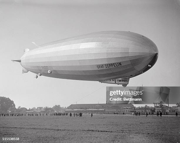 Friedrichshaven, Germany: The return of the Graf Zeppelin.