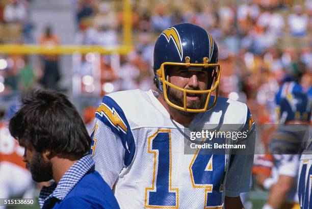 Dan Fouts, quarterback for the San Diego Chargers.