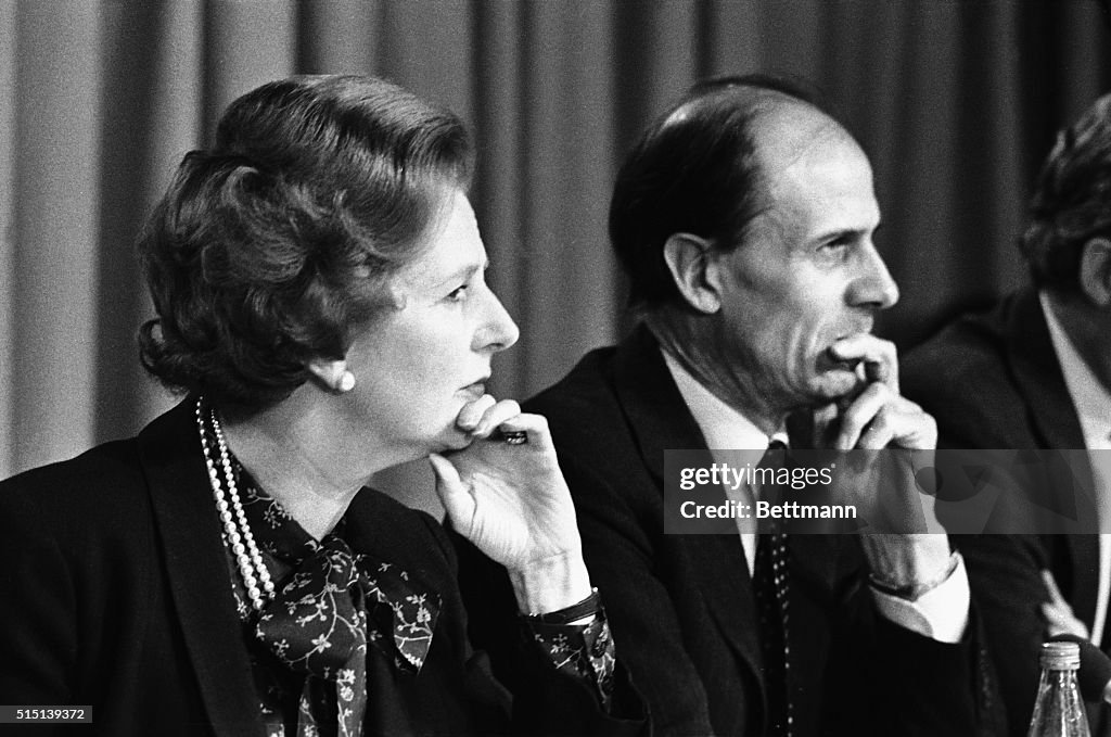 Margaret Thatcher and Norman Tebbitt