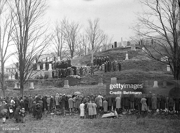 Former President Laid to Rest. With the heavens sending down hail and rain-seemingly weeping at the death which robbed the nation, close friends of...