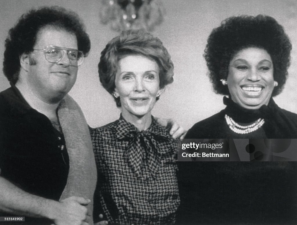 Nancy Reagan Posing with Colleagues