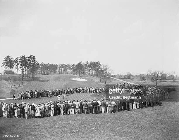 Bobby Jones Resumes Golf After Four Year Absence. Augusta, Georgia: Ending a four year absence from golf, Bobby Jones returned in the Masters'...