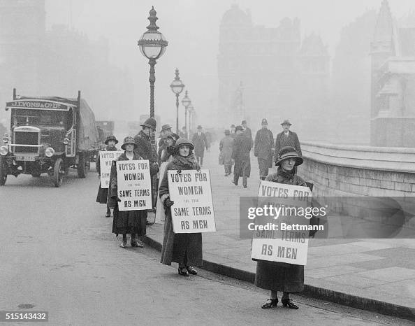 Suffragists Picketing House of Commons