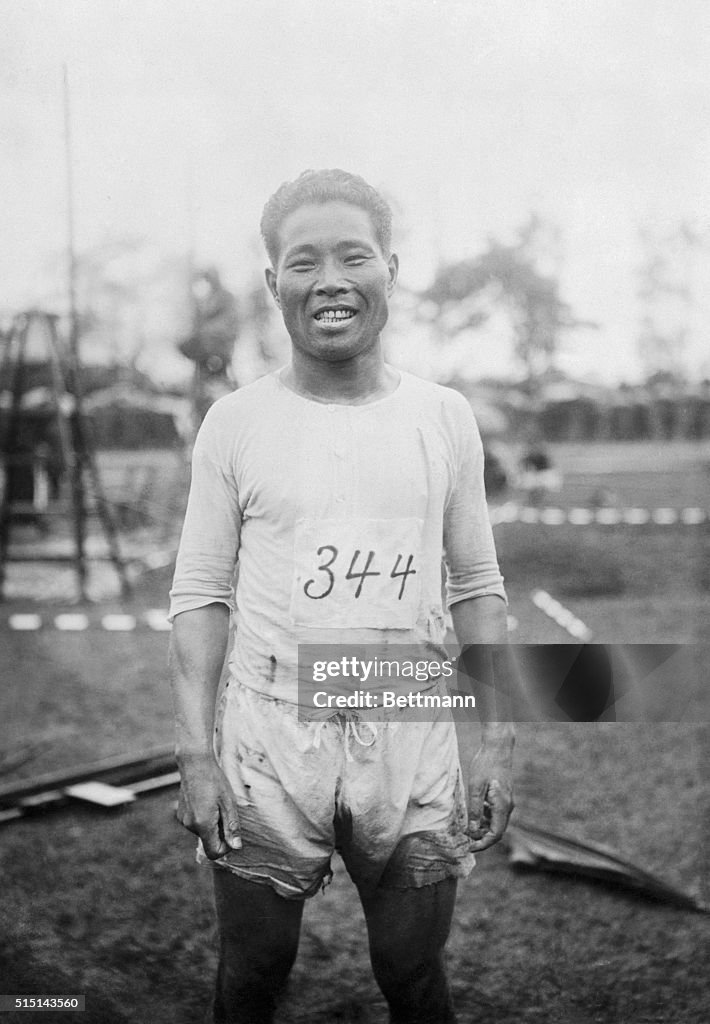 S. Kanaguri, long distance man for the Japanese Olympic team. News
