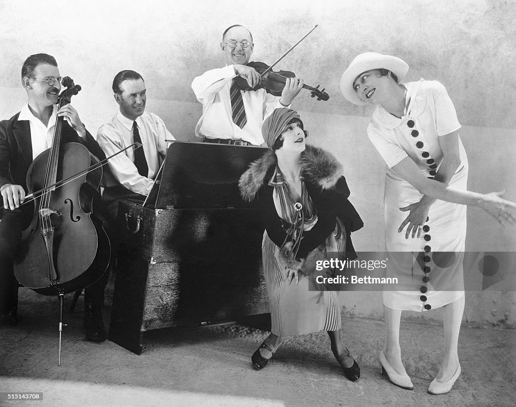 Women Dancing the Charleston