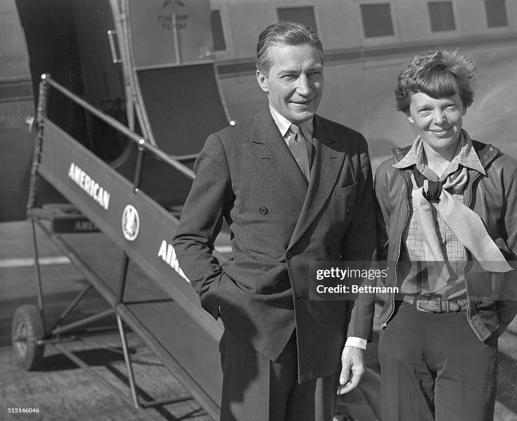 Amelia Earhart and Eugene Vidal