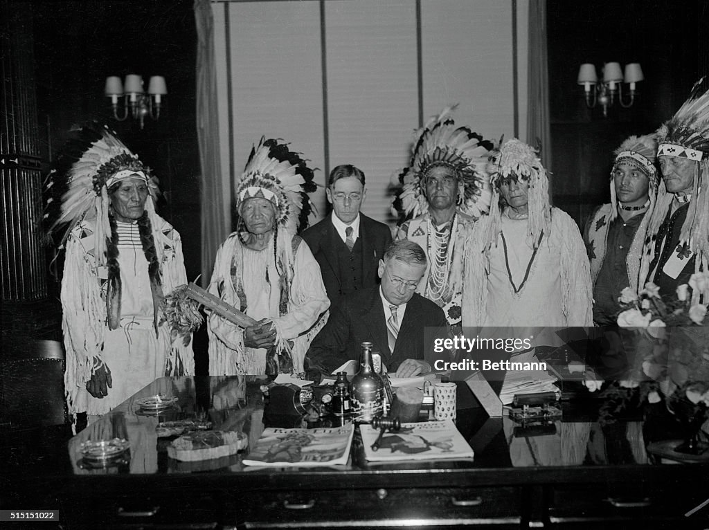 Secretary of Interior Meeting with Native American Tribal Leaders