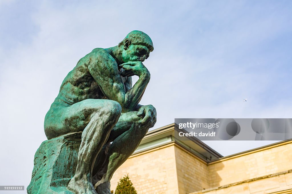 August Rodin's Famous Sculpture The Thinker