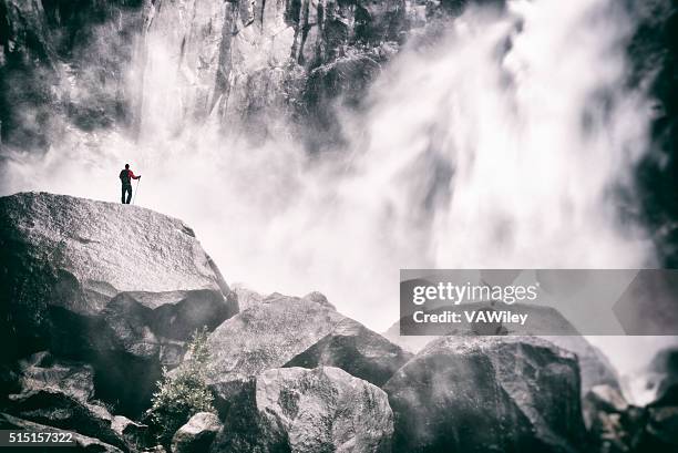 wanderlust - small waterfall stock pictures, royalty-free photos & images