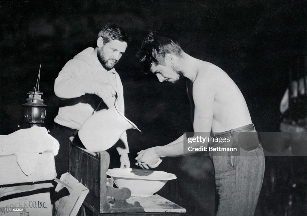 Physiologist Washing Their Hands