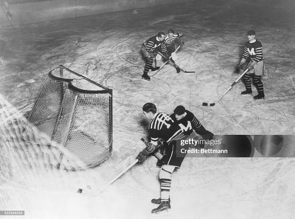 Johnny Gotteslig Playing Ice Hockey