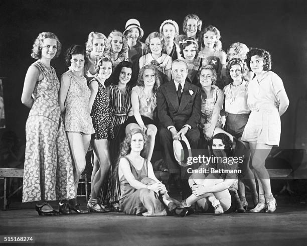 New York, Photo of Flo Ziegfeld, Dean of Broadway Revue Producers, known for "glorifying the American girl." He is shown as he appeared at the...