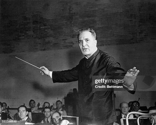 Bruno Walter, Opera and Symphony conductor, who was named musical adviser of the Philharmonic symphony Society for 1947-48 is shown. The 70 year old...