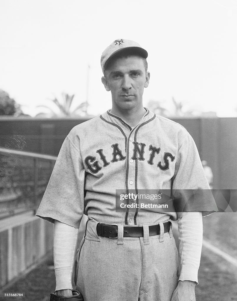 Baseball Player Carl Hubbell