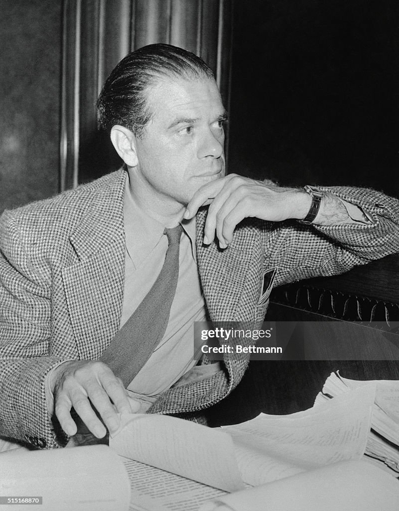 Portrait of Frank Capra at Trial
