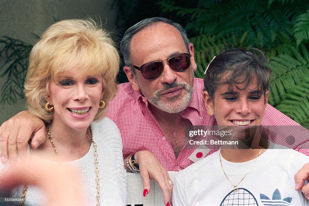 Shot of Joan Rivers With Husband Edgar and Daughter Melissa