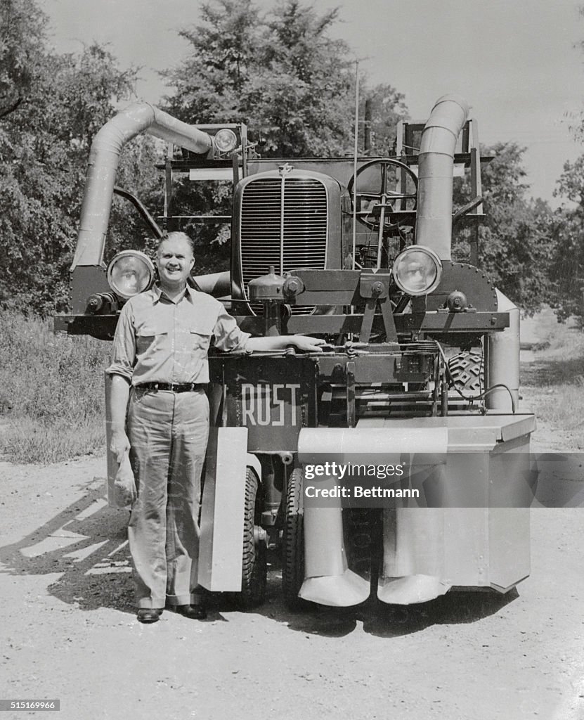 John Rust, co-inventor, with his brother Mack, of the cotton picker ...