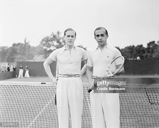 Von Cramm and Henkel Win US Debut. Chestnut Hill, Massachusetts: Baron Gottfried von Cramm and his doubles partner, Heinrich Henkel, of Germany,...