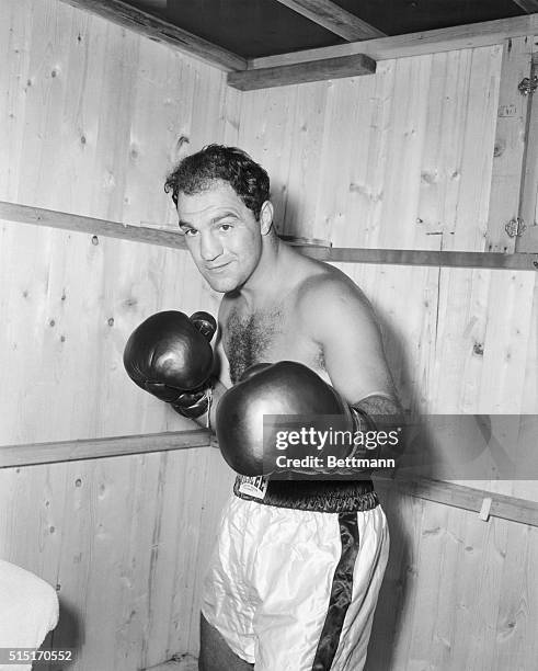 World Heavyweight Champion, Rocky Marciano revealed 3/30 that he is seriously thinking of retiring from the boxing ring. The 33-year-old champion,...