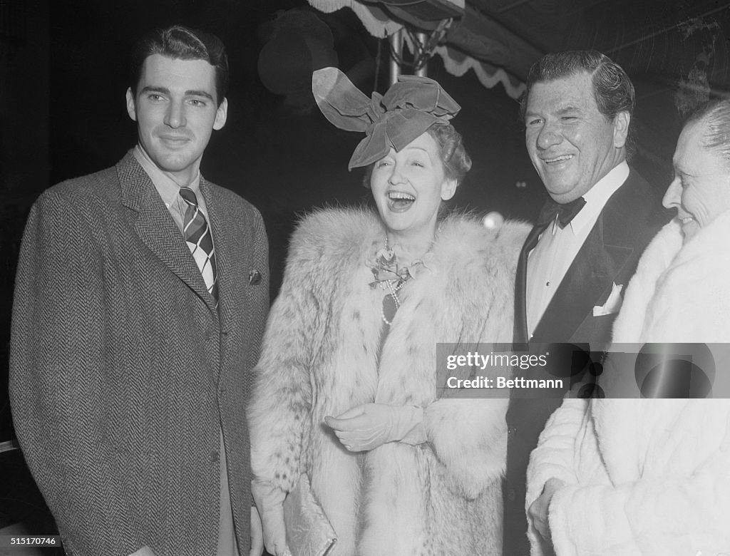 Mr. and Mrs. Bancroft with Mr. and Mrs. Hopper