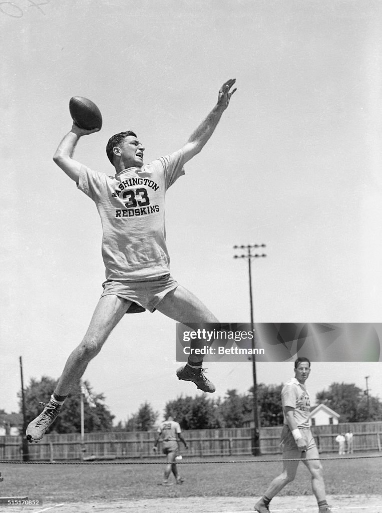 Sammy Baugh in Action