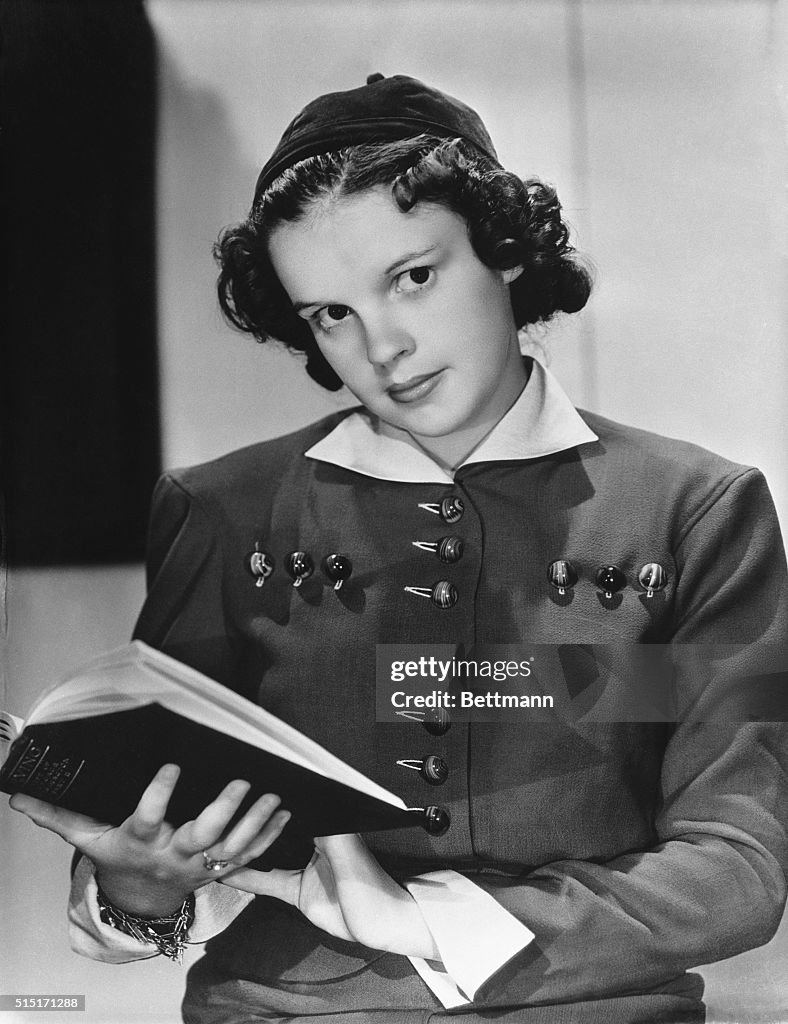 Actress Judy Garland at Age Fourteen