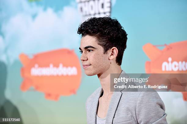Actor Cameron Boyce attends Nickelodeon's 2016 Kids' Choice Awards at The Forum on March 12, 2016 in Inglewood, California.