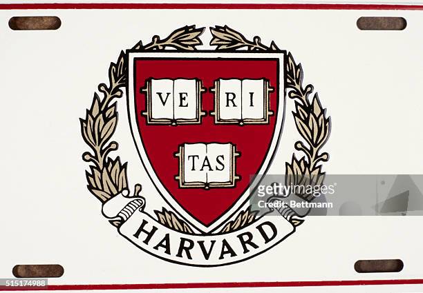 Massachusetts: The Harvard University seal.