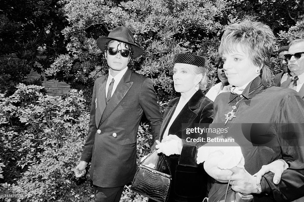 Liza Minnelli with Stepmother and Michael Jackson