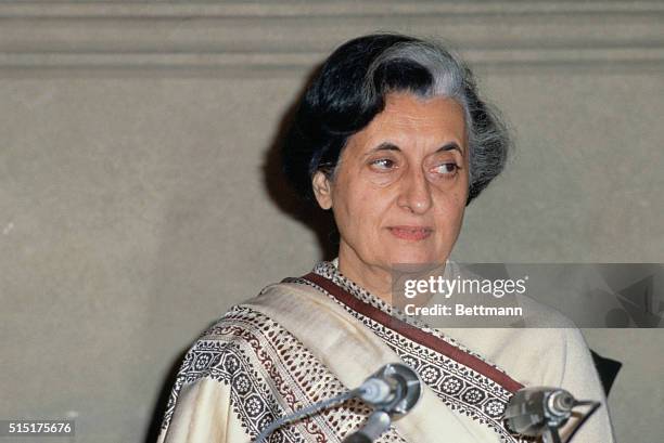 Prime Minister of India, Indira Gandhi.