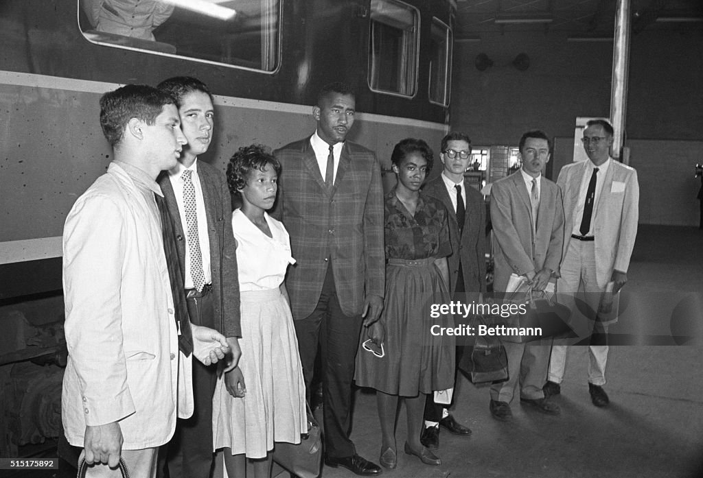 Redom Riders Eight 'Freedom Riders,' five whites and three negroes, have left New ...