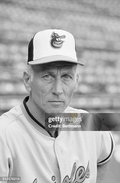 Baltimore, Maryland: The Baltimore Orioles have called a news conference for 10 am October 6th, presumably to name Cal Ripken, Sr., shown in this...