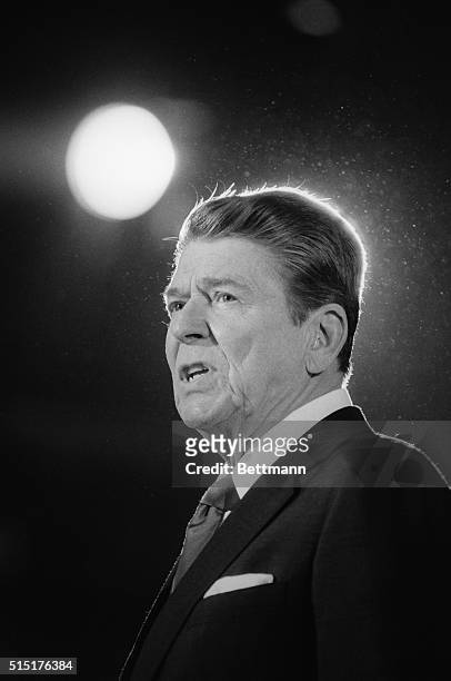 Washington: President Reagan addresses 2,500 finance ministers, central bankers and other delegates from 151 countries at the 41st annual meeting of...