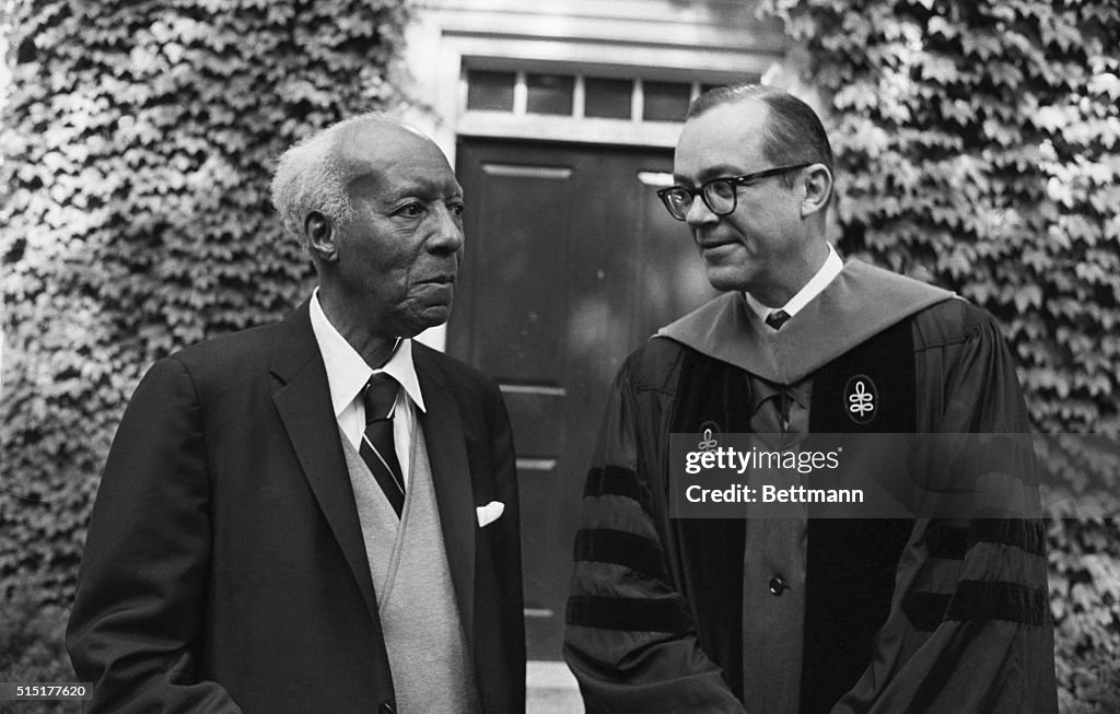 A. Phillip Randolph W/Dean Of Harvard Business School