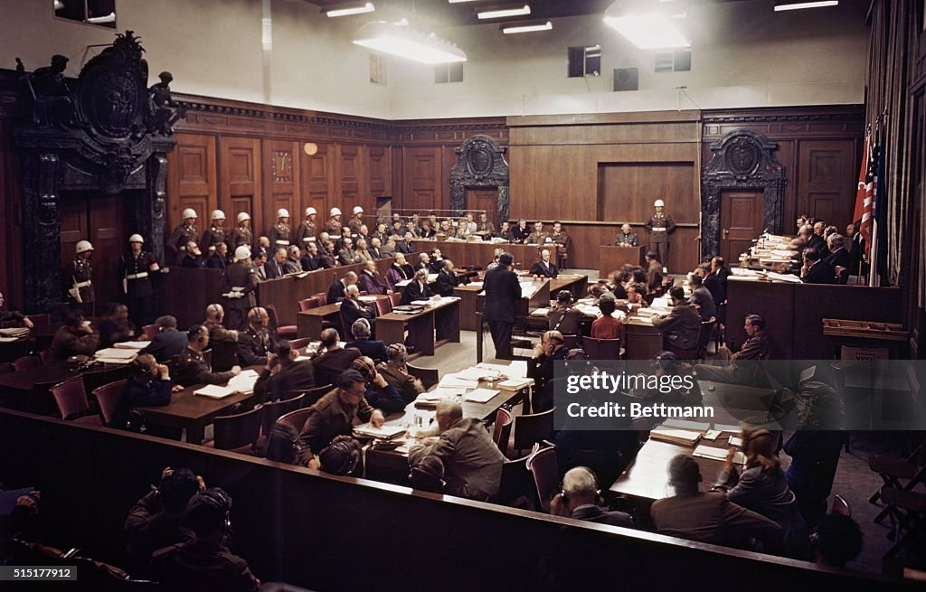 General View Of The Nuremburg Trial