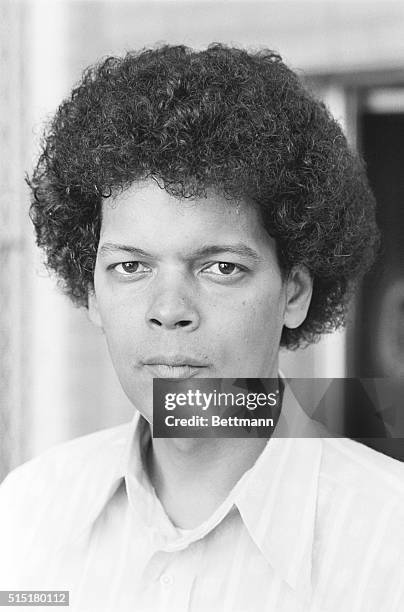 Close up photograph of Julian Bond, Georgia legislator.