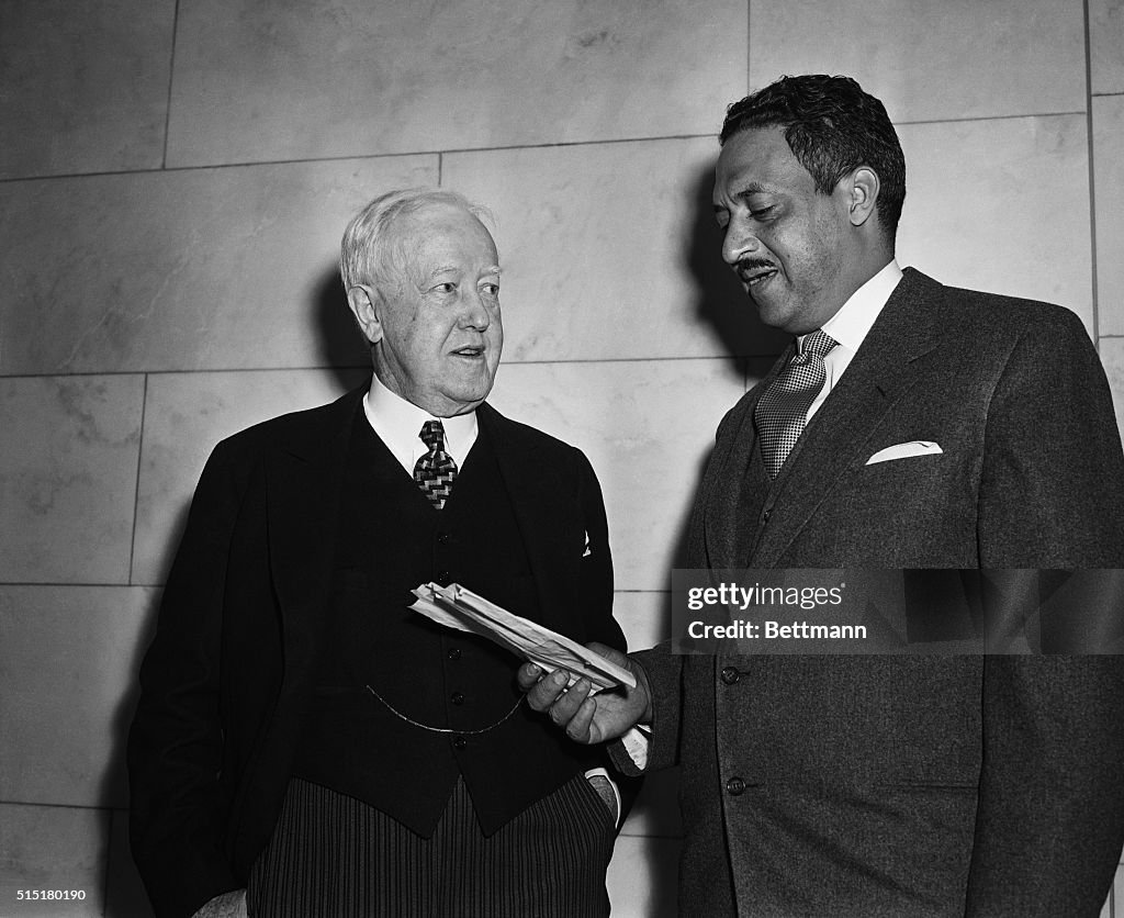 Thurgood Marshall and John Davis