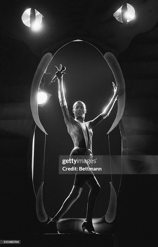 Grace Jones Performs At Studio 54