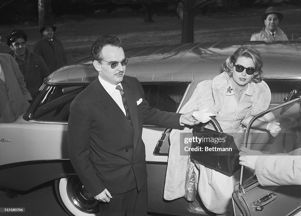 Prince Rainier III of Monaco and Grace Kelly