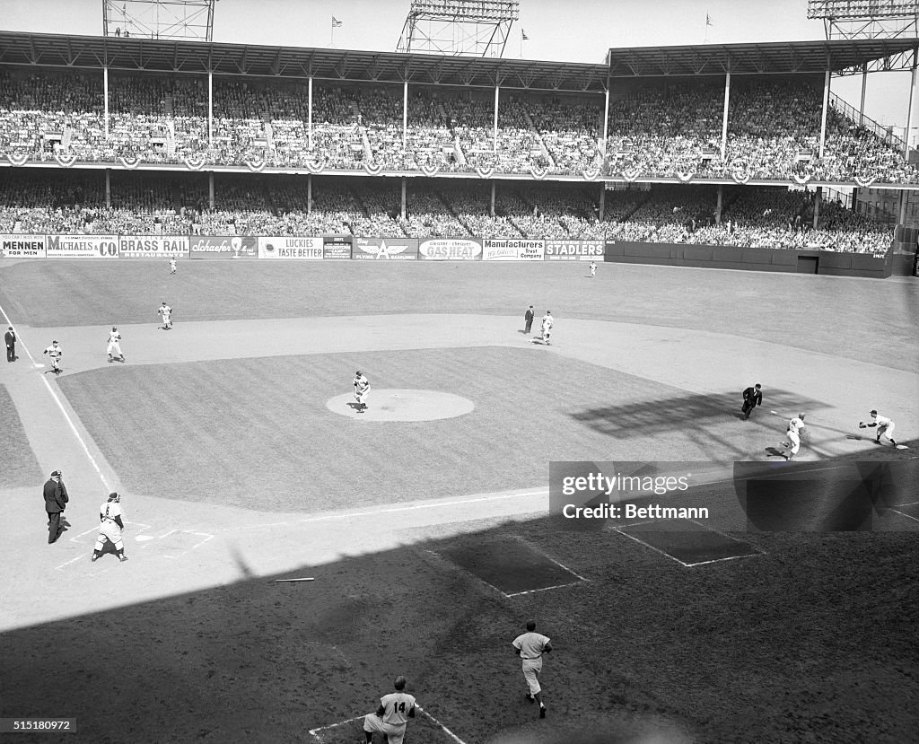 View Of Ebbets Field During the 1956 World Series