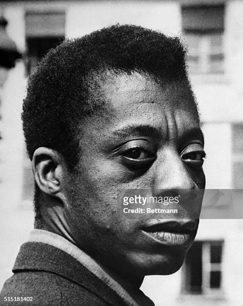 James Baldwin, novelist and essayist, who has been elected a member of the National Institute of Arts and Letters, the nation's highest honor society...