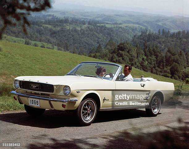 Detroit, Michigan- 1966 Ford Mustang Convertible.