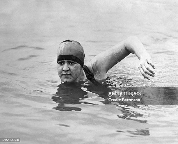 Less than a month before, Gertrude Ederle became the first woman to successfully swim the English Channel.