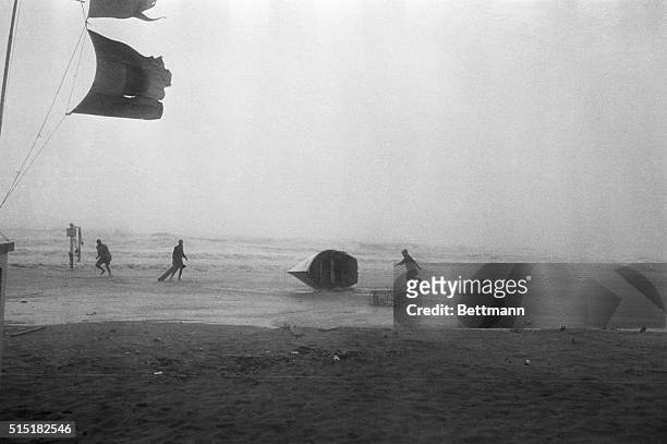Atlantic City, NJ- Number nine in the list of the "Ten Biggest News Stories of 1960," was Hurricane Donna. A hurricane flag, torn by fierce winds,...