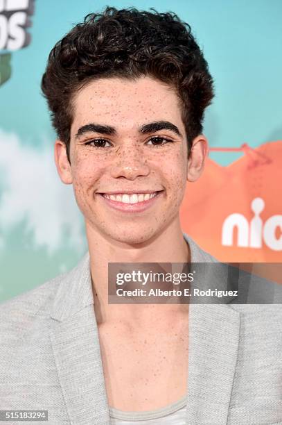 Actor Cameron Boyce attends Nickelodeon's 2016 Kids' Choice Awards at The Forum on March 12, 2016 in Inglewood, California.