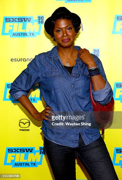 Actress Cassandra Freeman attends the premiere of "Long Nights Short Mornings" during the 2016 SXSW Music, Film + Interactive Festival at Alamo Lamar...