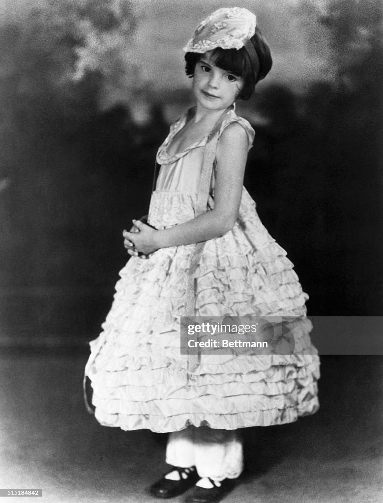 Judy Garland Wearing Ruffles @ 5-Yrs-Old